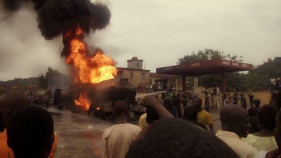 Tanker Fire Incident at a Filling Station in Ire, Osun State1