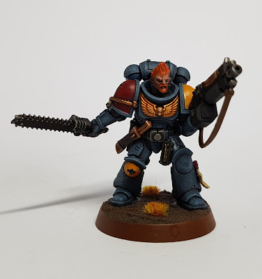 Space Wolves Primaris Intercessor Pack Leader with chainsword