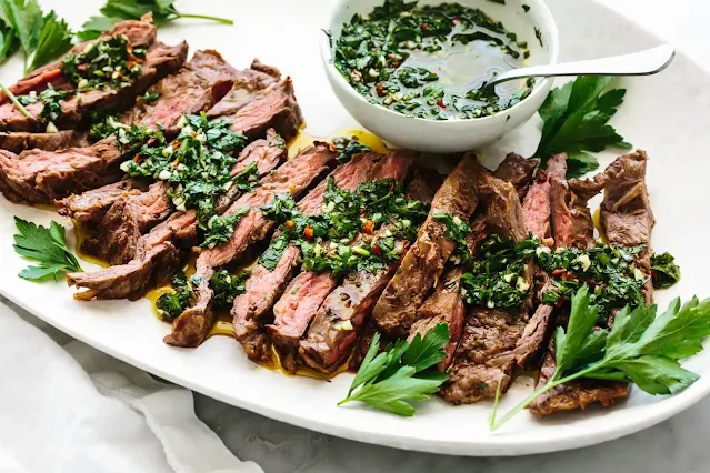 How do I make chimichurri sauce for steak?