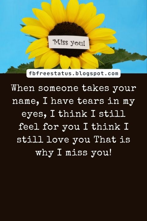 Missing You Messages For Ex-Girlfriend