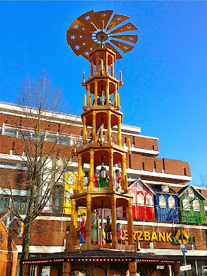 Weihnachtsmarkt in Leer (Ostfriesland), Germany.