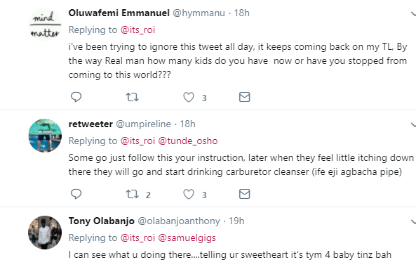 Checkout the hilarious reactions from Nigerians after pretty Twitter user says only weak men use condoms