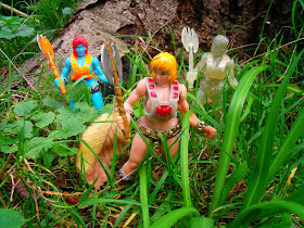 Wo-Man & the Masters of the Universe Bootleg Resin Figures by BigMan Toys - Faye-Kerr, Wo-Man & Wo-Man Brilliant Replica