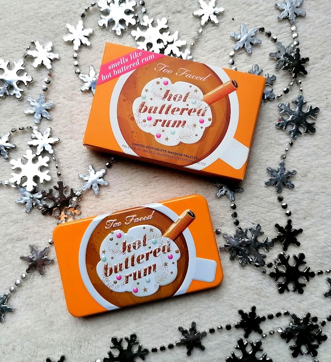 Hot Buttered Rum palette de TOO FACED (swatch) & Sugar Cookie