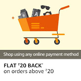 Amazon GETFLAT20 - Collect Offer & Get Rs. 20 Cashback on Orders of Rs. 20 Above