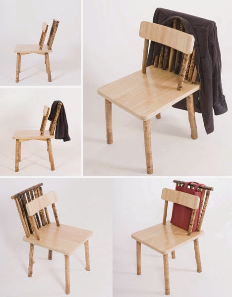 stick branch unique chair