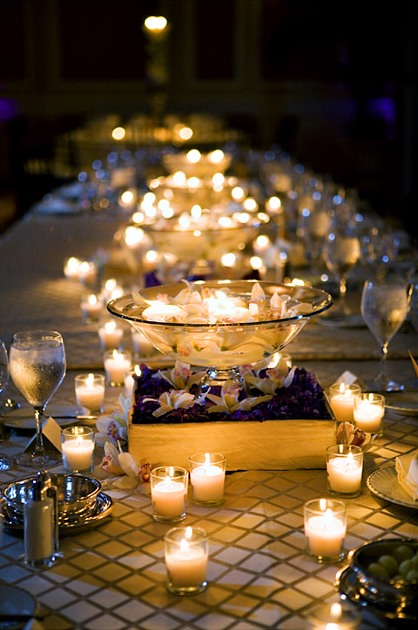 Candles are an affordable way to provide light and add ambiance