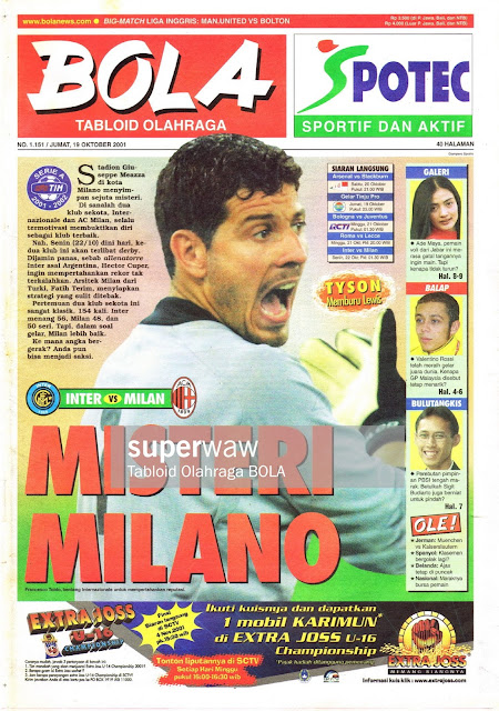  INTER VS MILAN MISTERI MILANO