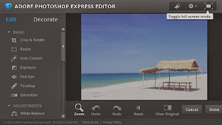 موقع Adobe Photoshop Express
