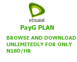 Etisalat PayG Free  Browse 2015