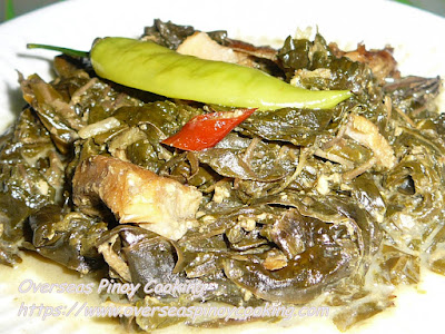 Laing at Daing, Laing with Dried Fish Recipe