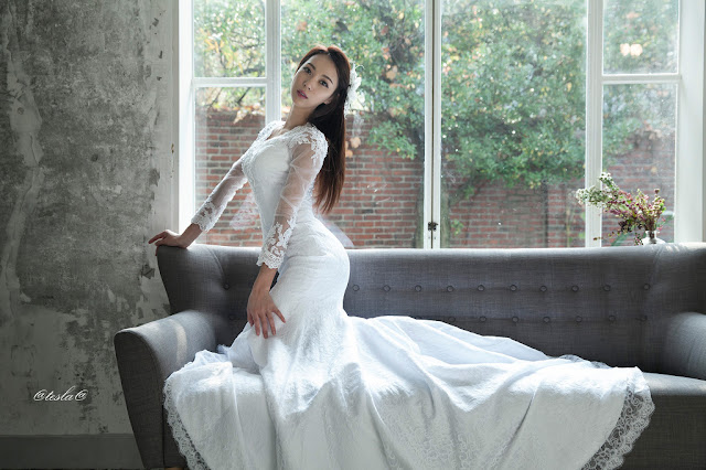 1 Ju Da Ha - wedding dress - very cute asian girl-girlcute4u.blogspot.com