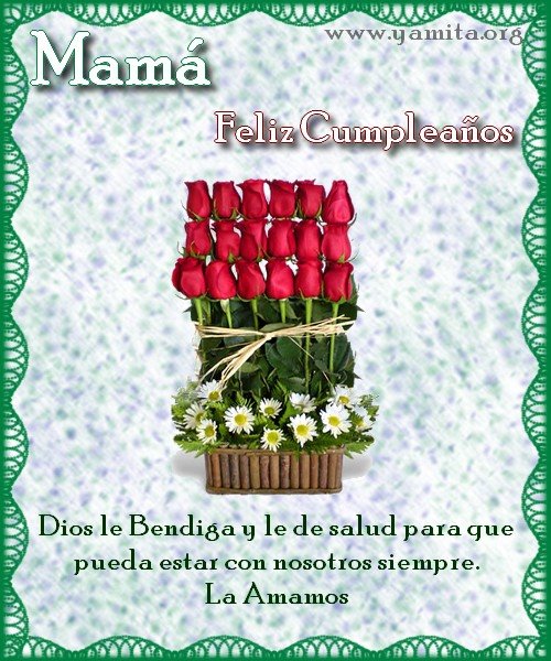 Feliz Cumpleaños Mamá