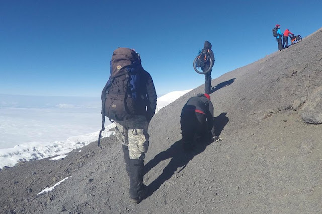 Aaron Phipps Crawls Around The Crater Rim