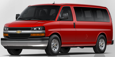 2013 Chevrolet Express passenger van victory red