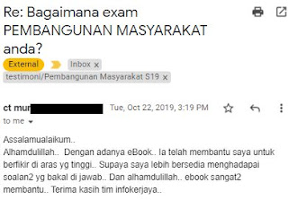 Rujukan Soalan Berserta Jawapan Pembantu Pembangunan Masyarakat S19 (SPA) 2022