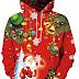 YAJOOEY Unisex Realistic 3D Digital Print Pullover Hoodie Hooded Sweatshirt