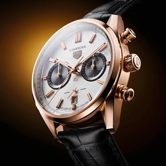 TAG Heuer Carrera Chronograph Jack Heuer Birthday Gold Limited Edition