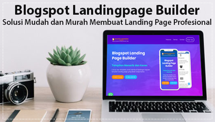 Blogspot Landing Page Builder