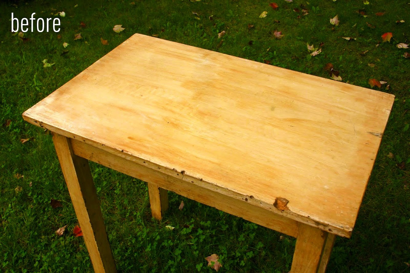 Antique Table Turned Vanity {Bathroom Redesign Update}