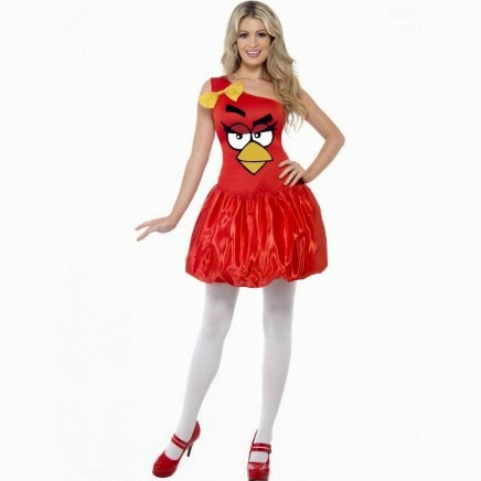 Vestido Angry Birds Pájaro Rojo