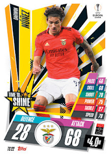 Topps Match Attax Extra 2020-2021 SL Benfica Set