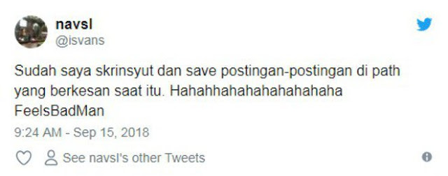 8 Curhatan Warganet 'Path Ditutup' Ini Mendadak Jadi Nostalgia