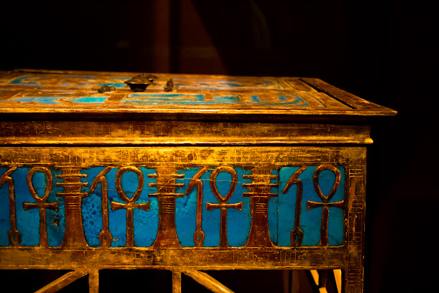 Изысканная шкатулка из гробницы Юя и Тджую с картушем Аменхотепа III