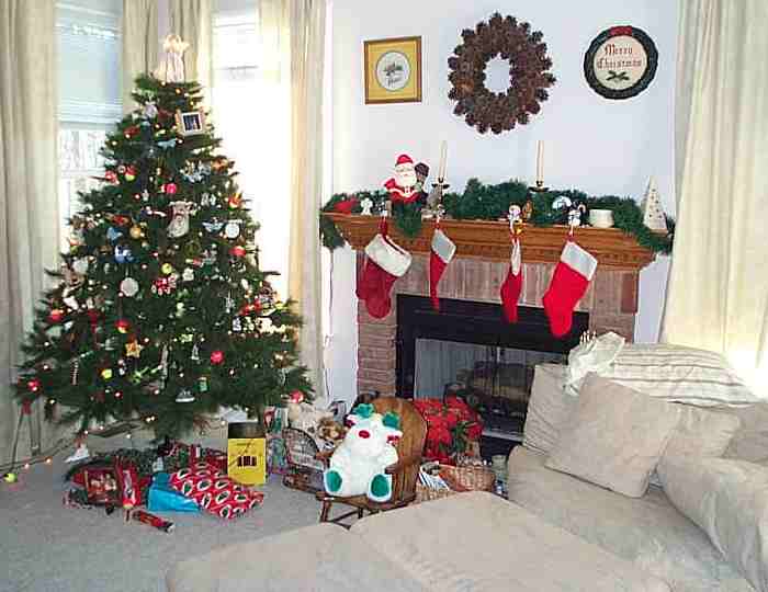 Christmas Fireplace Decoration, Xmas Fireplace Decorations