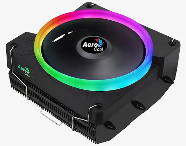 Aerocool Introduces Cylon 3H Cooler with Spectacular Lighting, 120mm Fan and Just 98mm Height