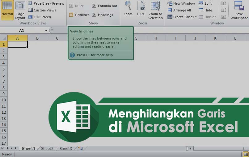 Cara Menghilangkan Garis di Excel dengan Mudah dan Cepat