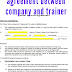agreement between company and trainer