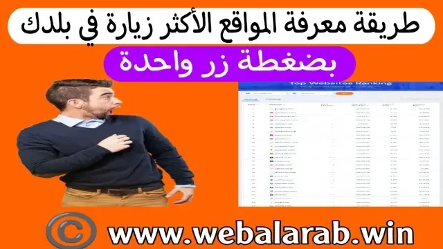 معرفة المواقع الاكثر زيارة