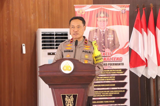 Tatap Muka Bersama Personel Polres Murung Raya, Wakapolda Kalteng Tegaskan Netralitas Polri di Pilkada 2024