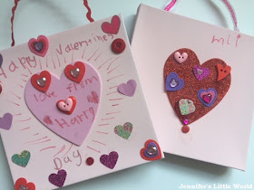 Valentine's Day collage pictures craft for children