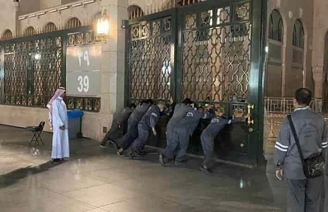 Saudi Arabia halts Prayer in courtyards of Holy Mosques Makkah & Madina