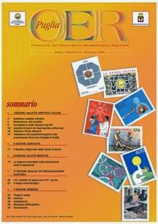 OER Puglia 1999-02 - Giugno 1999 | ISSN 2039-7135 | TRUE PDF | Trimestrale | Professionisti | Medicina | Ricerca
La rivista tratta tematiche inerenti l'epidemiologia e la sanità pubblica.
Tutti i lavori pubblicati sono inediti ed in esclusiva.