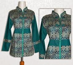 Model Baju Batik Untuk Kerja Terbaru 2014