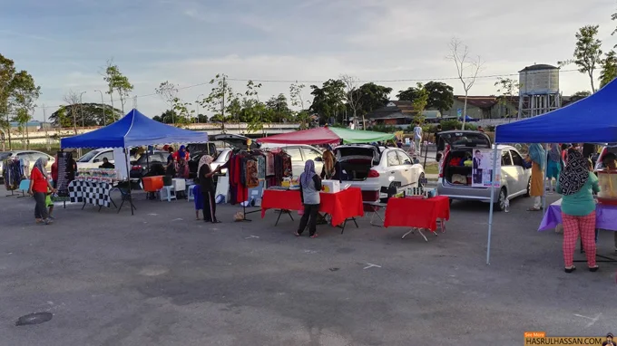 Car Boot Sale di Bandar Baharu, Kedah