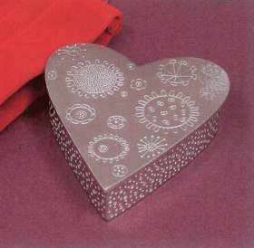 heart-shaped treasure box