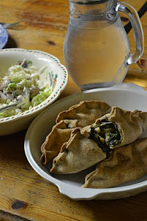 Dish of skirret pasties