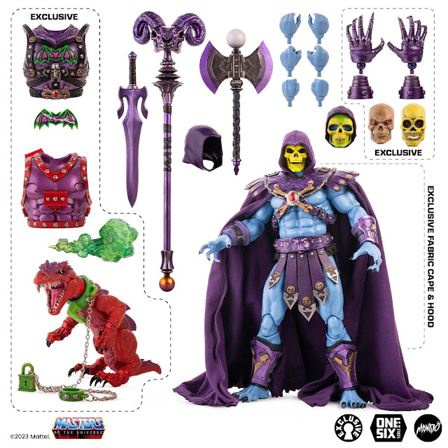 Mondo MASTERS OF THE UNIVERSE SKELETOR Deluxe Timed Edition 6th Scale Figure 001