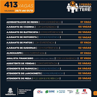 3º Feirão Emprega Terê em São Pedro