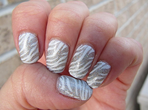 Superb Silver Nail Designs
