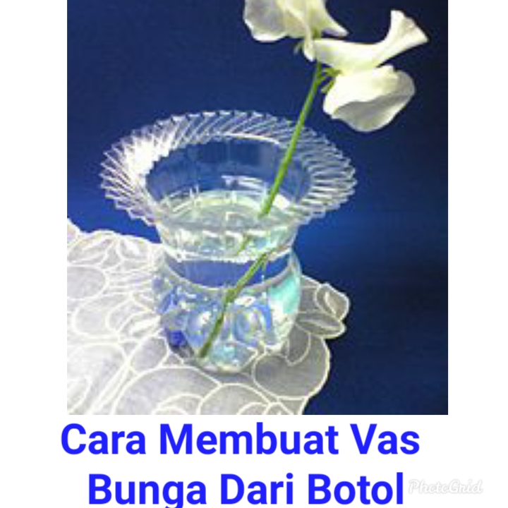Ide Kreatif Cara Membuat  Vas Bunga Dari Botol  Plastik 