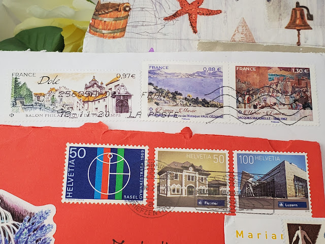 Beautiful postage stamps from all over the world recieved through postcrossing.