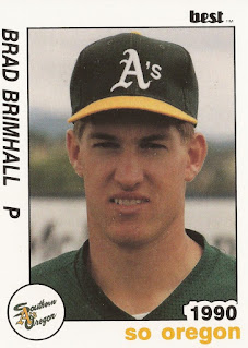 Brad Brimhall 1990 Southern Oregon Athletics card