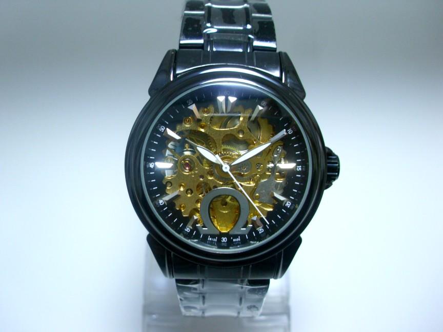 Jual **BEST SELLER** Jam Tangan Omega Skeleton Automatic 