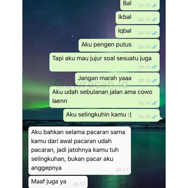 10 Chat Lucu 'Minta Putus' Ini Bikin Ngakak Penuh Drama