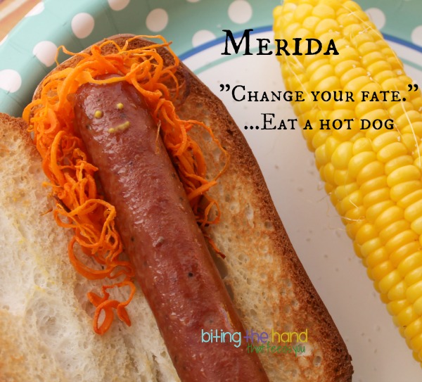 easy Brave Merida hot dog